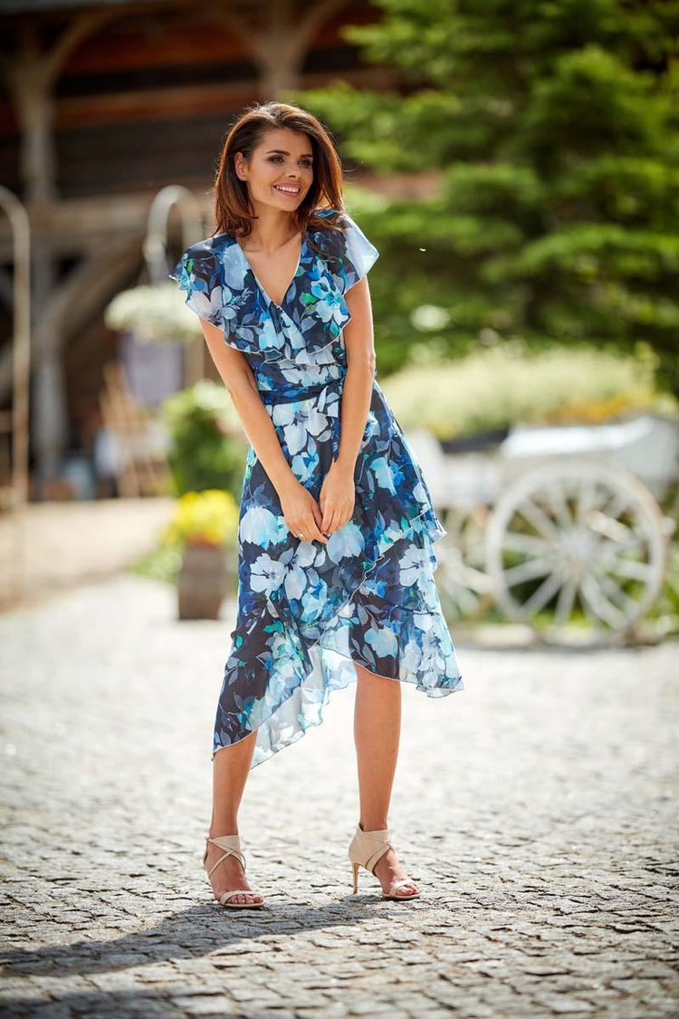 Navy Blue Awama Dresses - foxberryparkproducts