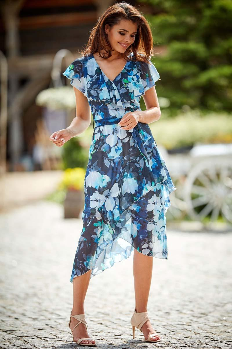 Navy Blue Awama Dresses - foxberryparkproducts