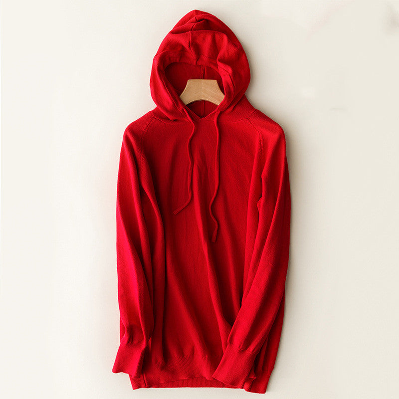 Women's sweaters thin section loose sweater hooded sweater - foxberryparkproducts