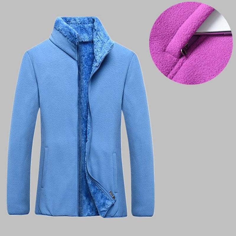 Warm thick Fleece jacket women's autumn winter - foxberryparkproducts