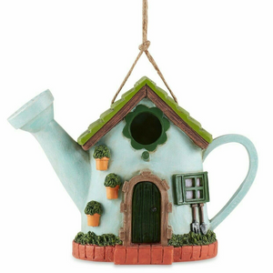 Whimsical Watering Can Birdhouse - foxberryparkproducts