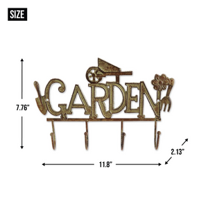 Cast Iron Garden Wall Hook - foxberryparkproducts