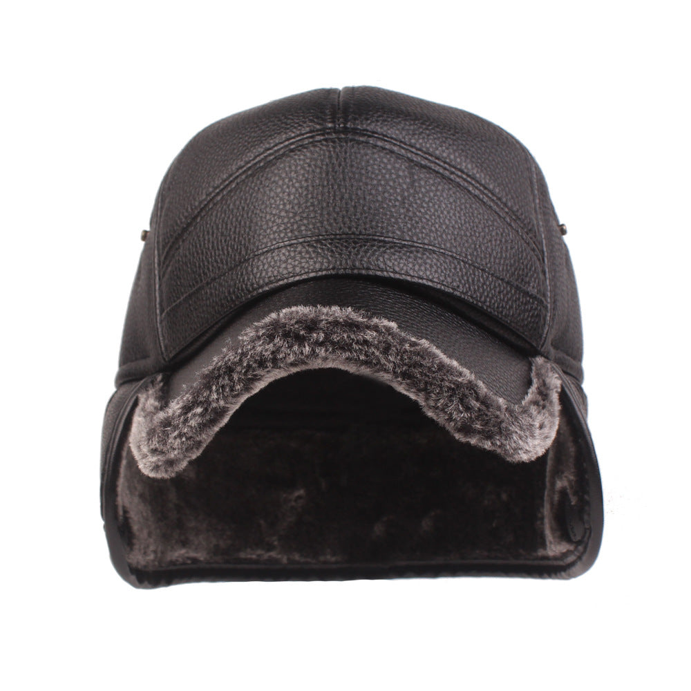 Leather cap men's cap - foxberryparkproducts