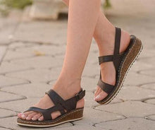 Load image into Gallery viewer, College Style Low Heel Casual Sandals - foxberryparkproducts
