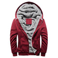 Men's Sweater Hooded Autumn And Winter Clothes Baseball Uniform Korean Sports Velvet Thickened Coat