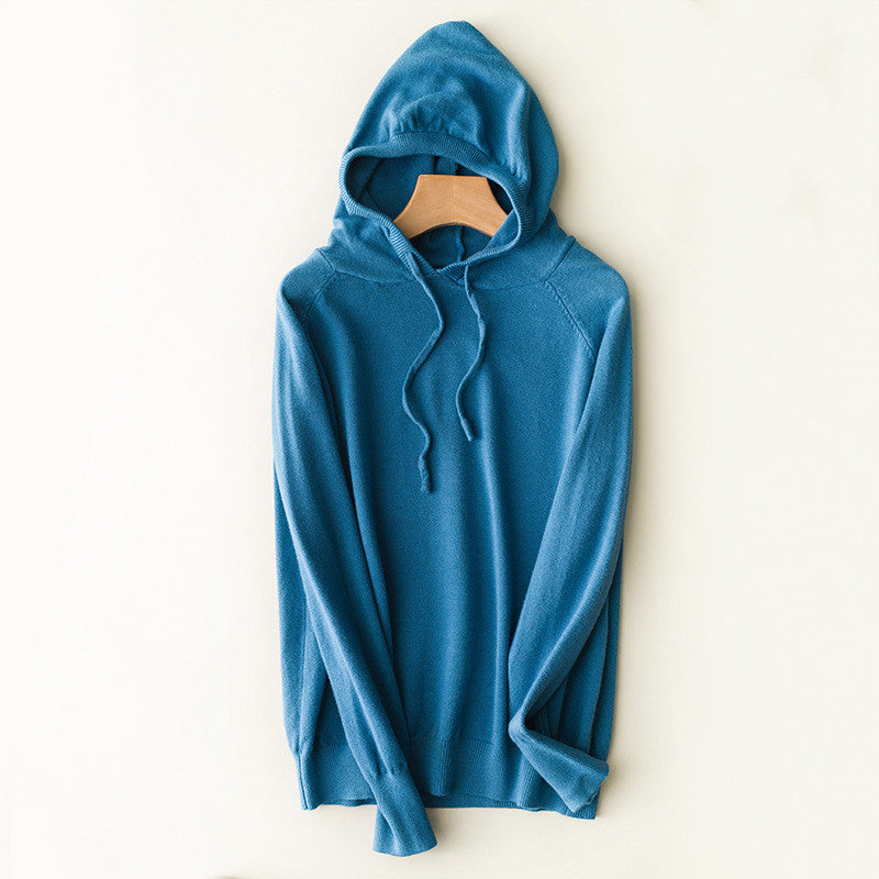 Women's sweaters thin section loose sweater hooded sweater - foxberryparkproducts
