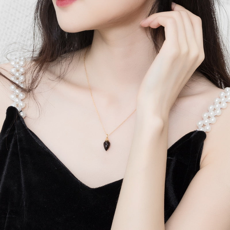 Light luxury tea crystal pendant - foxberryparkproducts
