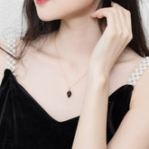Light luxury tea crystal pendant - foxberryparkproducts