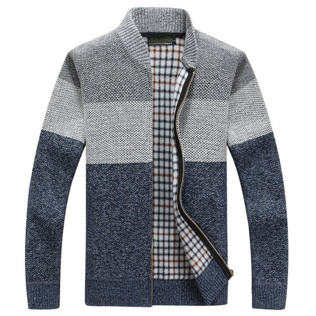 Winter Men's Jackets Thick Cardigan - foxberryparkproducts
