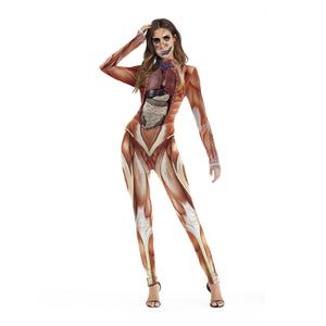 Halloween costume festival event party costume long sleeve jumpsuit - foxberryparkproducts