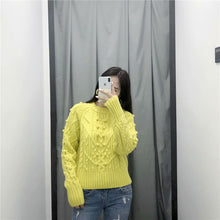 Load image into Gallery viewer, Classy Cable Crew Neck Sweater - foxberryparkproducts
