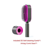 Self Cleaning Hair Brush For Women - foxberryparkproducts