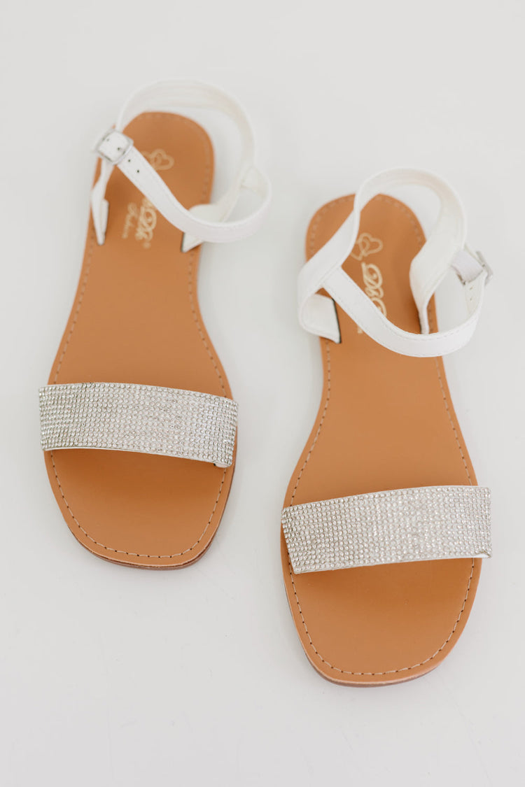 Pretty Rhinestone Sandals - foxberryparkproducts