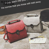 PU Leather Women Handbag Vintage Women Messenger Bag - foxberryparkproducts