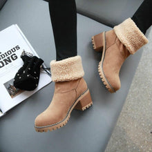 Load image into Gallery viewer, New Women Boots Winter Outdoor Keep Warm Fur Boots - foxberryparkproducts
