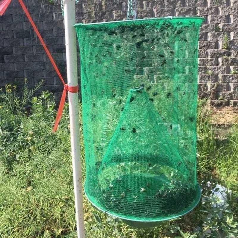 1PCS Pest Control Reusable Hanging Fly Catcher Killer Flies Flytrap Zapper - foxberryparkproducts