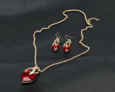 Big Heart Pendant Set - foxberryparkproducts