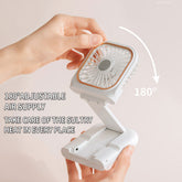 Mini Cooling Foldable Neck Hanging Fan - foxberryparkproducts