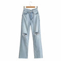 Ripped Flare Pants - foxberryparkproducts