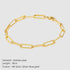 Bracelet for Women Curb Cuban Link Chain Stainless Steel Womens Bracelets Chains Davieslee Jewelry - foxberryparkproducts