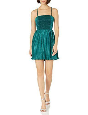 Minuet Women's Metallic Glitter Cocktail Dress - foxberryparkproducts