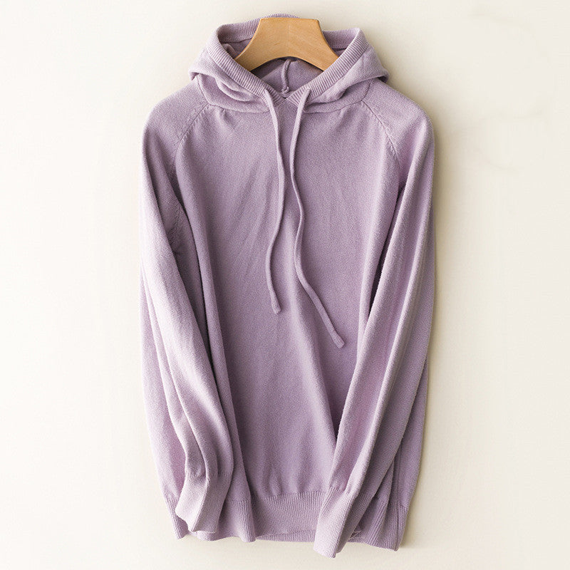 Women's sweaters thin section loose sweater hooded sweater - foxberryparkproducts