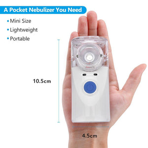 Portable Mesh Nebulizer Silent Ultrasonic Medical Steaming Inhaler - foxberryparkproducts
