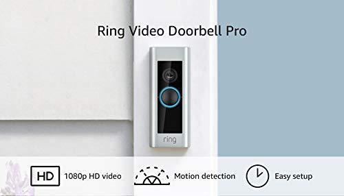 Ring Video Doorbell Pro, with HD Video, Motion Activated Alerts, Easy Installation (existing doorbell wiring required) - foxberryparkproducts