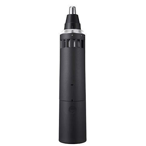 Panasonic Men’s Ear and Nose Hair Trimmer with Vacuum Cleaning System – Wet Dry Hypoallergenic High-Performance Dual Edge Blade - ER-GN70-K (Black) - foxberryparkproducts