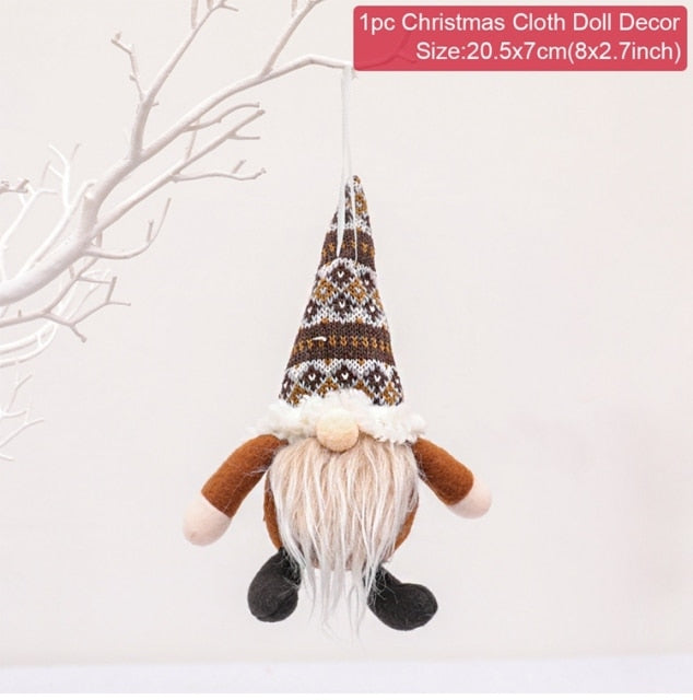 Gnome Christmas Faceless Doll  Decorations - foxberryparkproducts