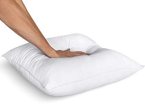 Utopia Bedding Throw Pillows Insert (Pack of 2, White) - 18 x 18 Inches Bed and Couch Pillows - Indoor Decorative Pillows - foxberryparkproducts