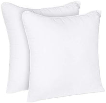 Load image into Gallery viewer, Utopia Bedding Throw Pillows Insert (Pack of 2, White) - 18 x 18 Inches Bed and Couch Pillows - Indoor Decorative Pillows - foxberryparkproducts
