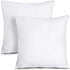 Utopia Bedding Throw Pillows Insert (Pack of 2, White) - 18 x 18 Inches Bed and Couch Pillows - Indoor Decorative Pillows - foxberryparkproducts
