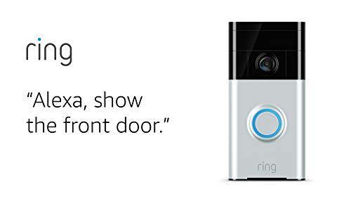 Ring Video Doorbell (1st Gen) – 720p HD video, motion activated alerts, easy installation – Satin Nickel - foxberryparkproducts