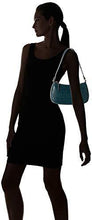 Load image into Gallery viewer, The Drop Women&#39;s Melanie Baguette Bag, Teal Green, One Size - foxberryparkproducts
