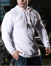 Slim fit Men Pullover Hoodie Solid Color Casual Male Long Sleeve Hoodie - foxberryparkproducts