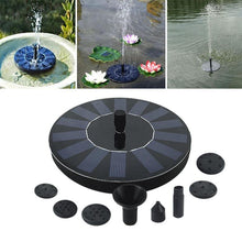 Load image into Gallery viewer, Floating Solar Panel Water Fountain For Garden Solar pump Pond Submersible Watering Pool Automatic Solar Fountains Waterfalls - foxberryparkproducts
