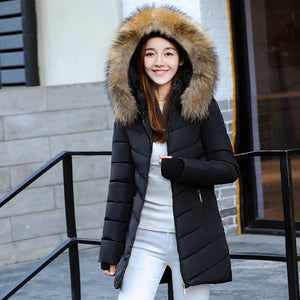 Fashion Women's Mid-length Thick Down Padded Jacket