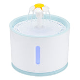 2.4L Automatic Pet Cat Water Fountain with LED Electric USB r - foxberryparkproducts