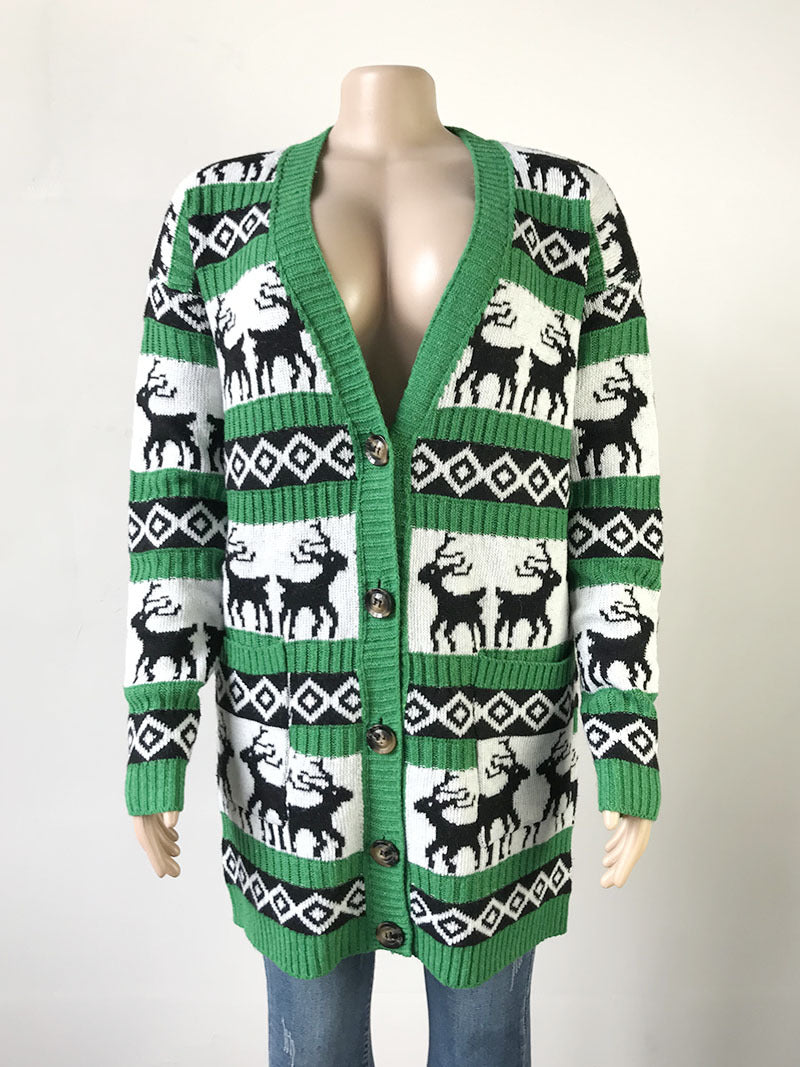 Winter Women 2019 Invierno Cardigan Knitted Sweater - foxberryparkproducts