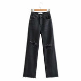 Ripped Flare Pants - foxberryparkproducts