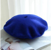 Autumn Winter Hat 100%  Wool Thick  Berets French Artist Beret - foxberryparkproducts