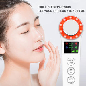 Professional Facial Lifting Vibration Massager Ion Beauty Instrument - foxberryparkproducts