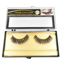 Load image into Gallery viewer, Natural Eyelashes 100%  Lightweight Mink Eyelashes Wispy / Volume Lashes - foxberryparkproducts
