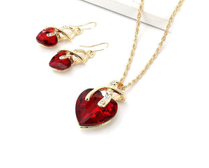 Big Heart Pendant Set - foxberryparkproducts