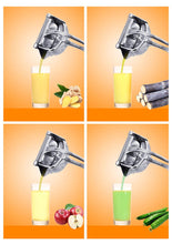 Load image into Gallery viewer, Manual Juicer Pomegranate Juice Squeezer Pressure Lemon Sugar Cane Juice Kitchen Aluminum Alloy Fruit Tool Orange Hand-Pressure - foxberryparkproducts
