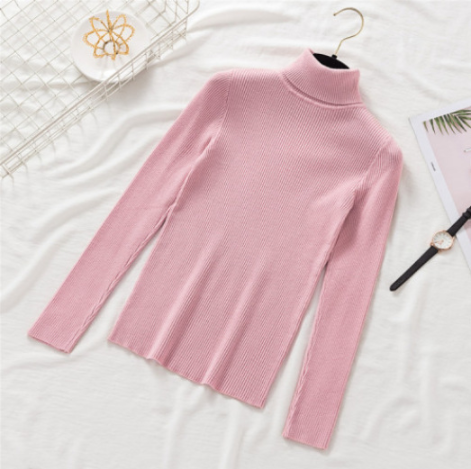Pullover Women Knitted Turtleneck Sweater - foxberryparkproducts