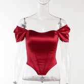 Elegant Satin Top - foxberryparkproducts