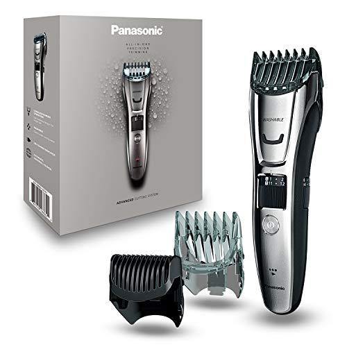 Panasonic Multigroom Beard Trimmer Kit For Face, Head, Body Hair Styling and Grooming, 39 Quick-Adjust Dial Trim Settings, Cordless/Cord, – ER-GB80-S, Silver - foxberryparkproducts