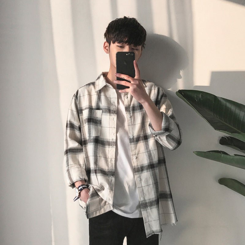 Loose And Versatile Student Handsome Shirt - foxberryparkproducts